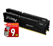 Kingston FURY Beast 32GB 5200MHz DDR5 (2x16GB) CL40-40-40,  1.25V (KF552C40BBK2-32)