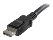 StarTech 10 ft DisplayPort 1.2 Cable with Latches - 4K x 2K (4096 x 2160) @ 60Hz - DPCP & HDCP - Male to Male DP Video Monitor Cable (DISPLPORT10L) - DisplayPort-kabel - 3 m (DISPLPORT10L)