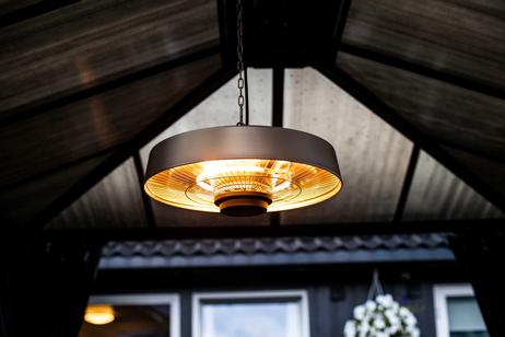 Tundra Terrassevarmer 2000W Takhengt Sølv (TUNDRA-1024)