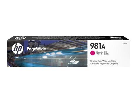 HP 981A - magenta - original - PageWide - blekkpatron (J3M69A)