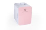 Ontario 10L minikjøleskap,  rosa/ hvitt (ONTTC10P)