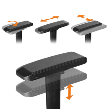 Deltaco GAM-121 Alcantara gamingstol,  mørkegrå (GAM-121-DG)