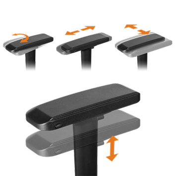 Deltaco GAM-121 Alcantara gamingstol,  mørkegrå (GAM-121-DG)