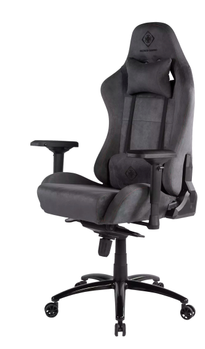 Deltaco GAM-121 Alcantara gamingstol,  mørkegrå (GAM-121-DG)