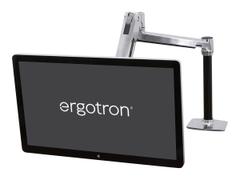 Ergotron LX HD Sit-Stand monteringssett - Patented Constant Force Technology - for LCD-skjerm - polert aluminium