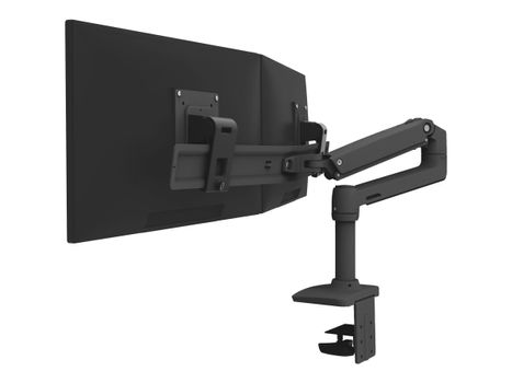 Ergotron LX monteringssett - for 2 LCD-skjermer - dobbeldirekte - matt svart (45-489-224)