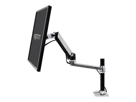 Ergotron LX Desk Monitor Arm - polert aluminium