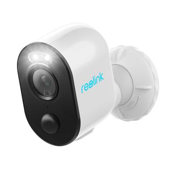 Reolink Argus 3 Pro (B330) hvitt, 5MP overvåkningskamera med belysning, 2.4GHz/5GHz Dual-band Wi-Fi, 2560x1440, IP65, oppladbart