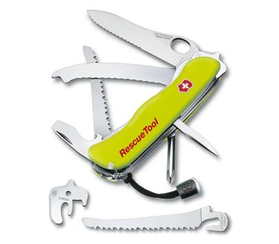 Victorinox Rescue Tool - lommekniv - multiverktøy Swiss Army Knife, lengde: 11.1 cm, vekt: 167 gram (0.8623.MWN)