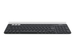 Logitech K780 Multi-Device - tastatur - Storbritannia - hvit Inn-enhet