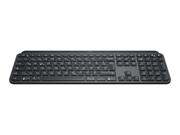 Logitech MX Keys Advanced Wireless Illuminated Keyboard - tastatur - QWERTZ - Tysk - grafitt (920-009403)