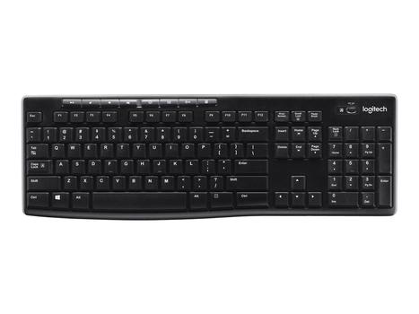 Logitech Wireless Keyboard K270 - tastatur - Nordisk Inn-enhet (920-003735)