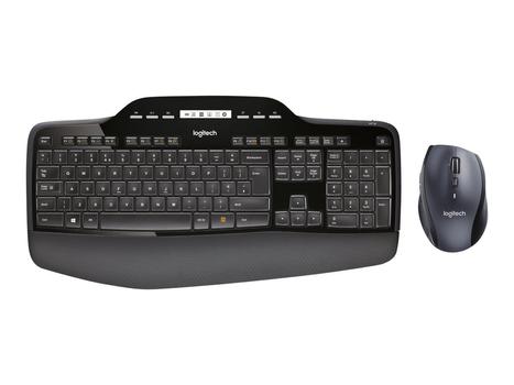Logitech Wireless Desktop MK710 - tastatur- og mussett - US International Inn-enhet (920-002442)