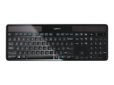 Logitech Wireless Solar K750 - tastatur - Engelsk Inn-enhet (920-002929)
