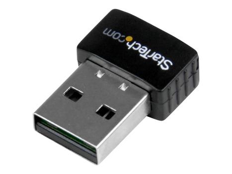 StarTech USB 2.0 300 Mbps Mini Wireless-N Network Adapter - 802.11n 2T2R WiFi Adapter - USB Wireless Adapter - N300 Wireless NIC (USB300WN2X2C) - nettverksadapter - USB 2.0 (USB300WN2X2C)