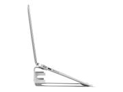 StarTech Laptop Stand, 2-in-1 Laptop Riser Stand or Vertical Stand, Ideal for Ultrabooks & MacBook Pro/Air up to 15", Ergonomic Angled Notebook Holder for Office Desk, Silver, Aluminum - Elevated Laptop Stand  (LTSTND2IN1)