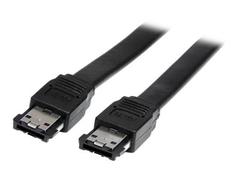 StarTech Shielded External eSATA Cable - eSATA cable - Serial ATA 150 - eSATA (M) to eSATA (M) - 3 ft - black - ESATA3 - eSATA-kabel - 91 cm