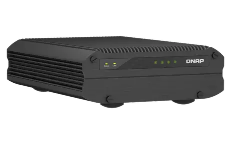 QNAP TS-I410X-8G - 2x10GbE industrial NAS 4x 2.5", MIL-STD-810H,  -40°C - 70°C, 9V - 36V DC, vifteløs (TS-I410X-8G)