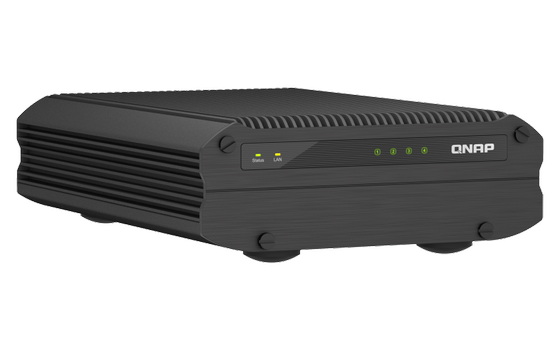 QNAP TS-I410X-8G - 2x10GbE industrial NAS 4x 2.5", MIL-STD-810H,  -40°C - 70°C, 9V - 36V DC, vifteløs (TS-I410X-8G)