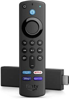 Amazon Fire TV Stick 4K med egne knapper for Prime Video, Prime Music, Netflix og Disney+