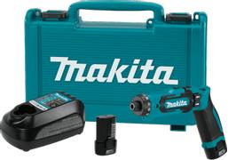 Makita DF012DSE skrutrekker - 7.2V 2x1.5Ah