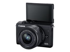 Canon EOS M200 - digitalkamera EF-M 15-45 mm IS og 55-200 mm linser
