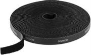 Deltaco Touch fastener tape 5.0 M 9MM BLACK
