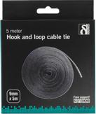 Deltaco Touch fastener tape 5.0 M 9MM BLACK (FA-847K-95BK)