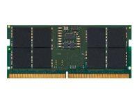 Kingston DDR5 - sett - 32 GB: 2 x 16 GB - SO DIMM 262-pin - 4800 MHz / PC5-38400 - ikke-bufret