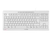 Cherry STREAM TKL - tastatur - QWERTZ - Tysk - grå, hvit (JK-8600DE-0)