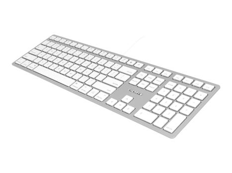 Cherry KC 6000 SLIM FOR MAC - tastatur - USA - sølv (JK-1610US-1)