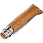 Opinel N°8 Oak - klassisk lommekniv med Sandvik 12C27 rustfritt stål - 8.5cm bladlengde (002021)
