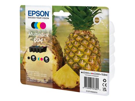 Epson 604 Multipack - 4-pack - svart, gul, cyan, magenta - original - blekkpatron