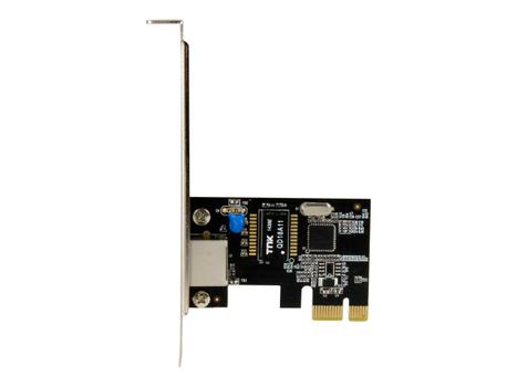 StarTech 1-Port Gigabit Ethernet Network Card - PCI Express, Intel I210 NIC - Single Port PCIe Network Adapter Card with Intel Chipset (ST1000SPEXI) - nettverksadapter - PCIe (ST1000SPEXI)