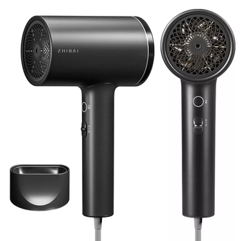 Zhibai HL350 hårføner - anti-statisk - svart (HL350-BK)