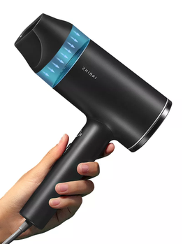 Zhibai HL350 hårføner - anti-statisk - svart (HL350-BK)