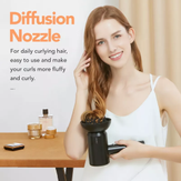 Zhibai HL321 hårføner - anti-statisk - svart (HL321-BK)