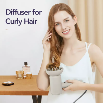 Zhibai HL321 hårføner - anti-statisk - grå (HL321-GR)