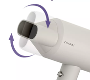 Zhibai HL321 hårføner - anti-statisk - grå (HL321-GR)