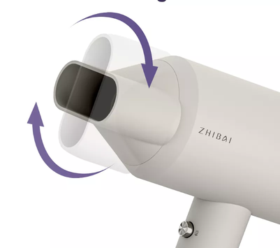 Zhibai HL321 hårføner - anti-statisk - grå (HL321-GR)