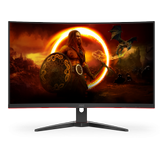 AOC C32G2ZE/ BK 31.5" buet 240Hz Full-HD gamingskjerm,  1ms, FreeSync Premium, DisplayPort,  HDMI, uten høyttalere (C32G2ZE/BK)