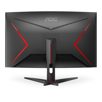 AOC C32G2ZE/ BK 31.5" buet 240Hz Full-HD gamingskjerm,  1ms, FreeSync Premium, DisplayPort,  HDMI, uten høyttalere (C32G2ZE/BK)