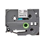 Brother merketape – sort på hvit med sterkt lim, 18 mm bred