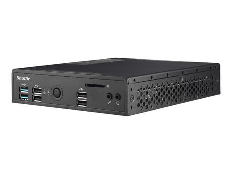 SHUTTLE XPC slim DS10U - Slim-PC - Celeron 4205U 1.8 GHz - 0 GB - uten HDD (PEB-DS10U001)
