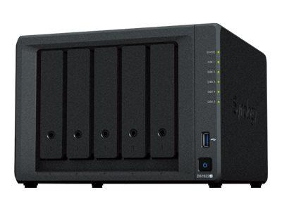 Synology DiskStation DS1522+ NAS-server - 10GbE-støtte 5x 2.5"/ 3.5",  2x M.2 2280 (DS1522+)