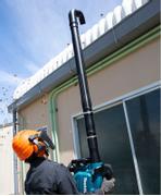 Makita 191B03-8 rengjøringssett for takrenner inkludert adapter til DUB184Z løvblåser