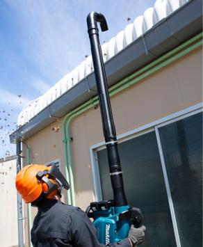 Makita 191B03-8 rengjøringssett for takrenner inkludert adapter til DUB184Z løvblåser (191B03-8)