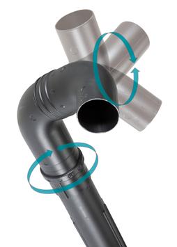 Makita 191B03-8 rengjøringssett for takrenner inkludert adapter til DUB184Z løvblåser (191B03-8)