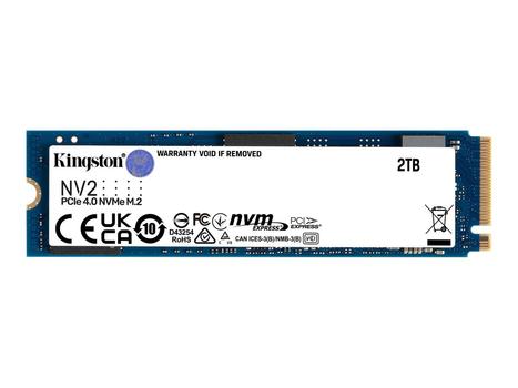 Kingston NV2 - SSD - 2 TB - PCIe 4.0 x4 (NVMe) (SNV2S/2000G)