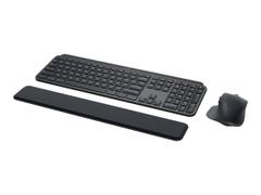 Logitech MX Keys Combo for Business - tastatur- og mussett - QWERTY - Pan Nordic - grafitt